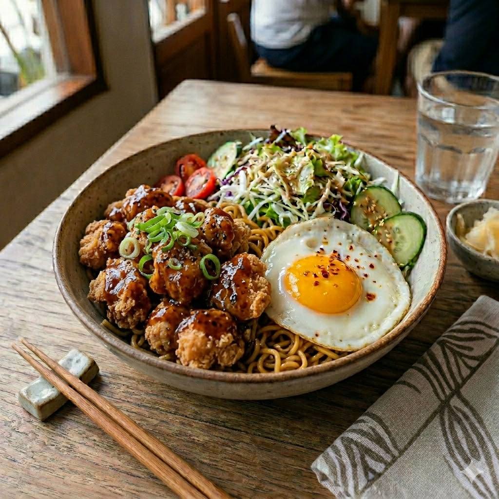 Chicken Indomie Bowl BBQ Rice Bowl Boss